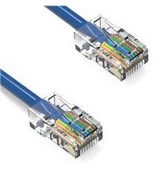 150ft Cat5e Ethernet Non-Booted Cable Blue J395
