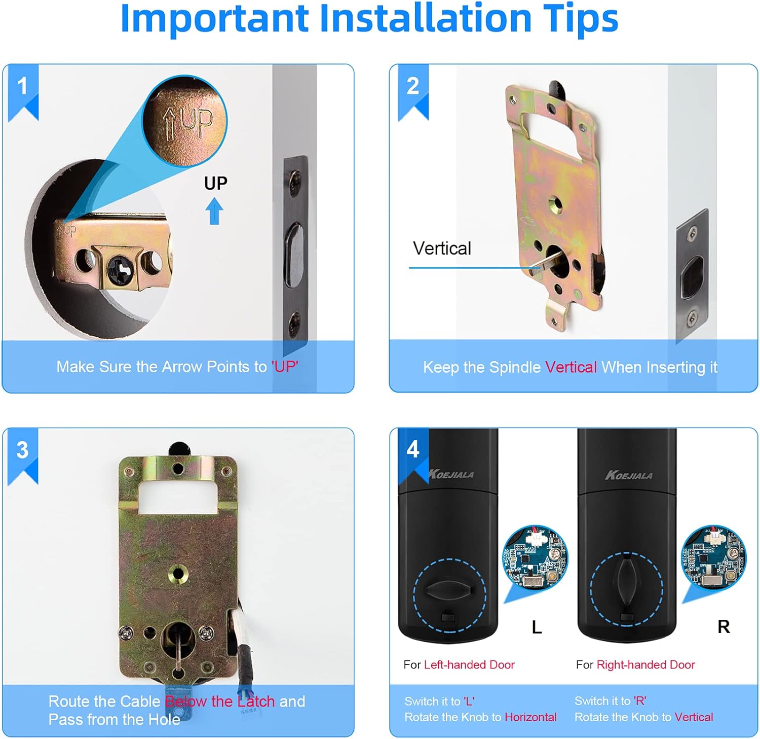 Smart Lock Fingerprint Keyless Entry Door Lock with Keypad WiFi Digital Electronic Deadbolt P66146