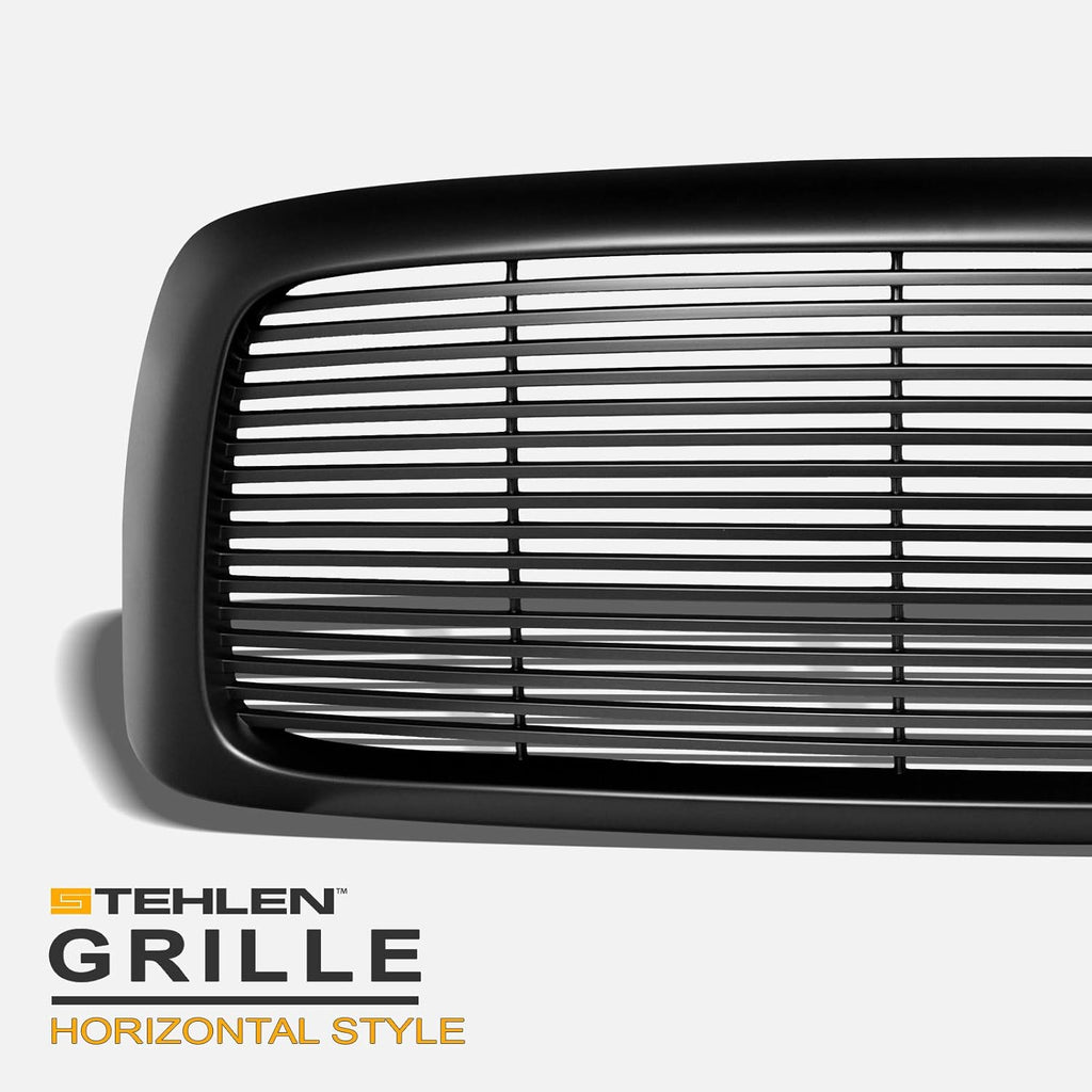 Matte Black Front Hood Bumper Grille Y64401