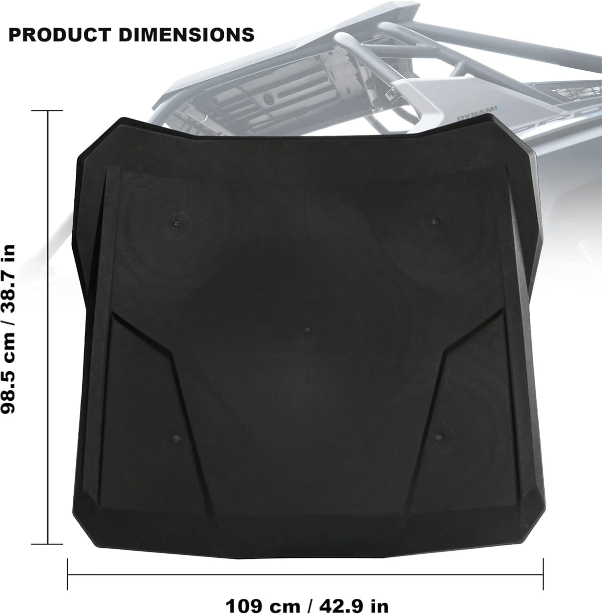 Polypropylene Hard Roof for Polaris RZR PRO XP Z442
