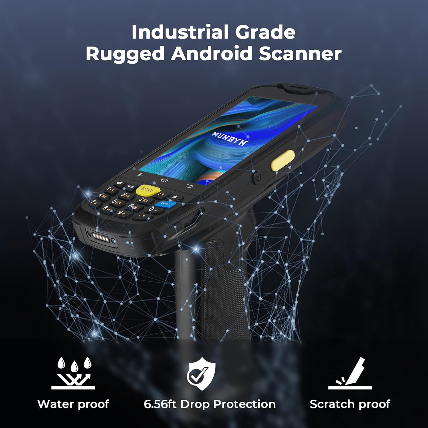 Android 10 Barcode Scanner with Numeric Keypad E22036
