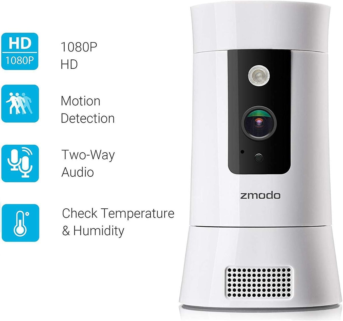 1080P Wireless Indoor Security Camera with Night Vision, Pack of 2 P7548