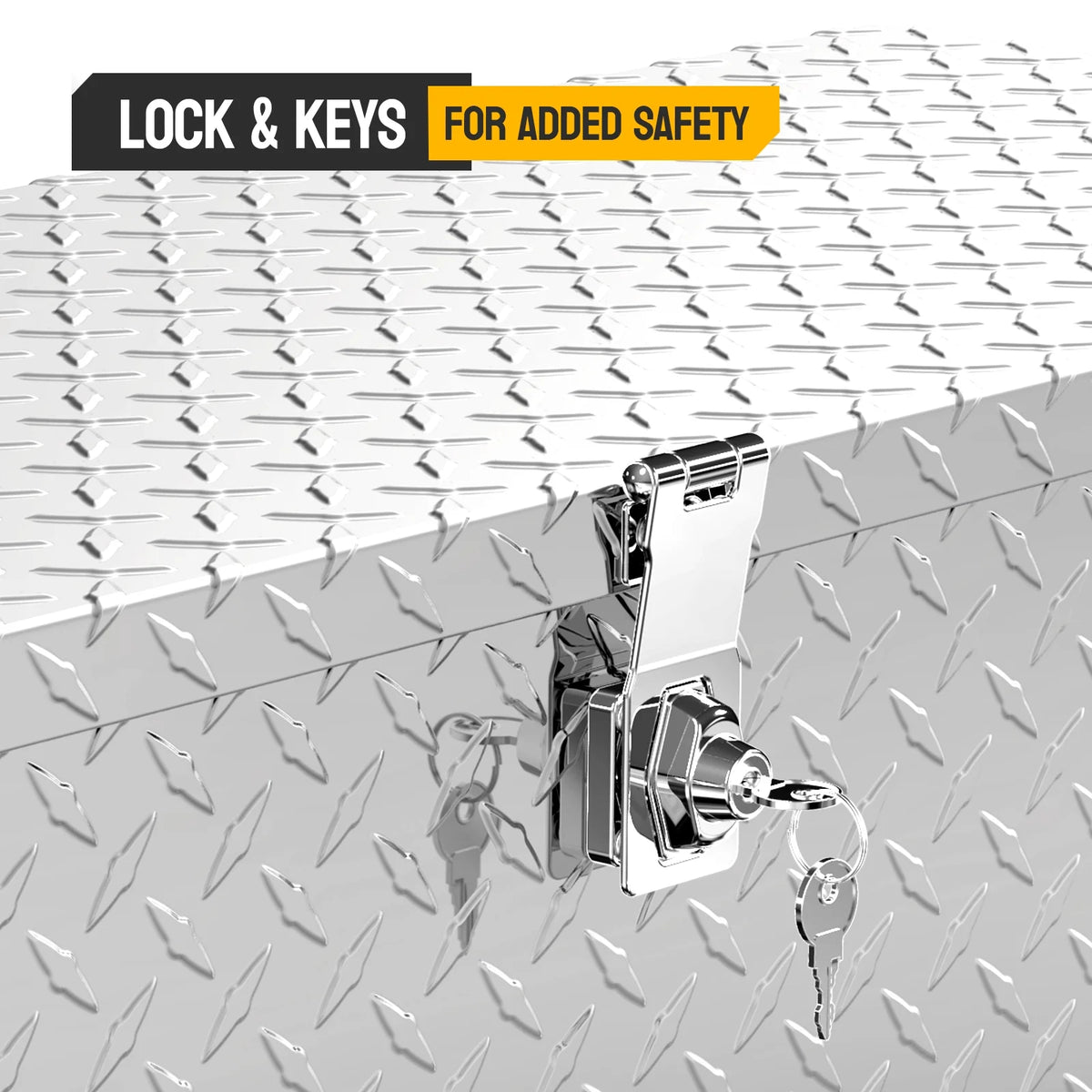 39 inch Aluminum Truck Tool Box with Lock & Keys S557066
