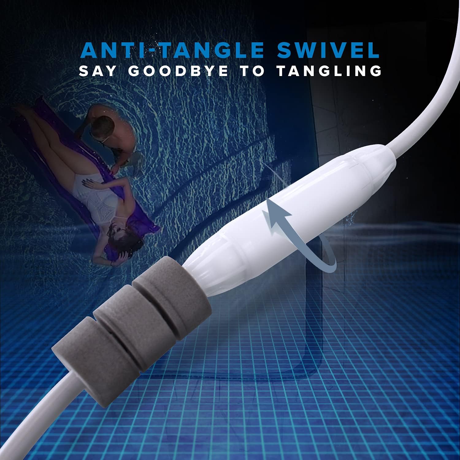 Robotic Pool Cleaner with Active Scrubbing Brush and Dual Filters L6647