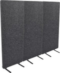 Castle Gray 24 X 62 Freestanding Acoustic Room Divider U8120