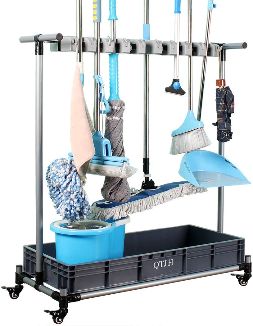 Mop Rack Storage Cart V34248