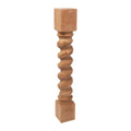 Unfinished Solid Cherry Kitchen Island Leg Z91105
