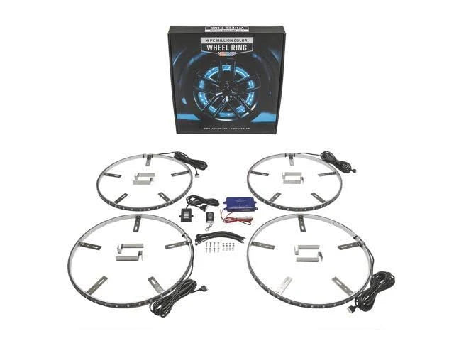 4pc 14x22 LED Wheel Ring Light Kit F6166