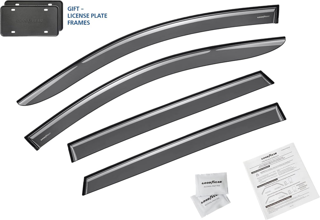 4 pcs Tape-on Side Window Deflectors for Kia Sorento 2016-2020 H250276