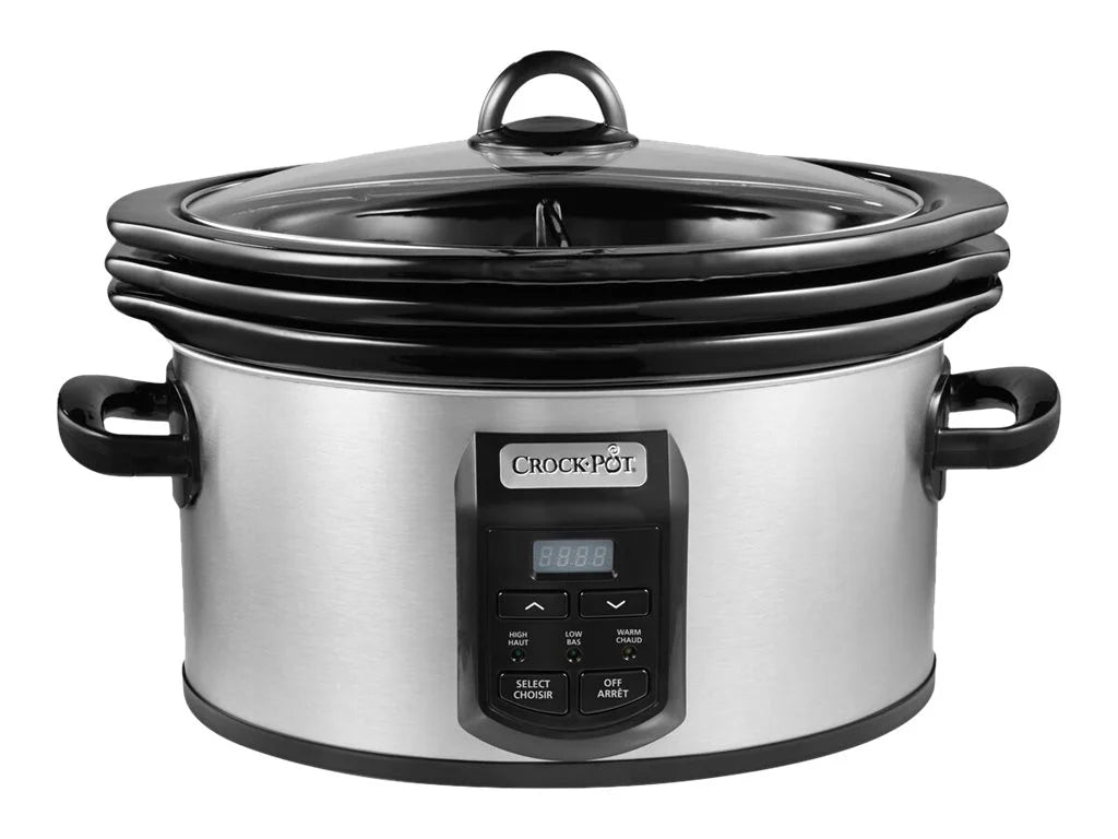 6 Quart / 4 Quart / 2 x 1.5 Quart Programmable Slow Cooker T184