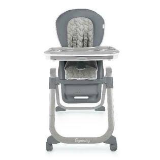 4 in 1 Foldable High Chair Booster Seat with Hidden Tray Extension T907
