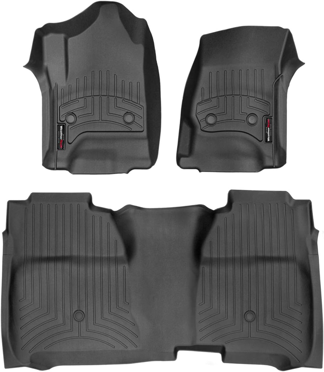 Custom Fit FloorLiner for Silverado/Sierra Crew Cab - 1st & 2nd Row (Grey) N971424
