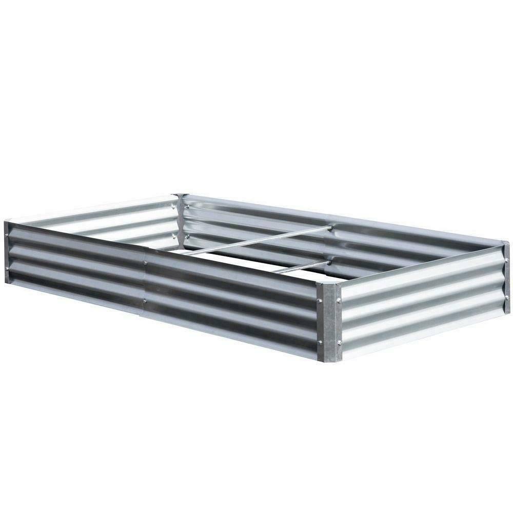 Galvanized Raised Garden Bed Bundle L4786