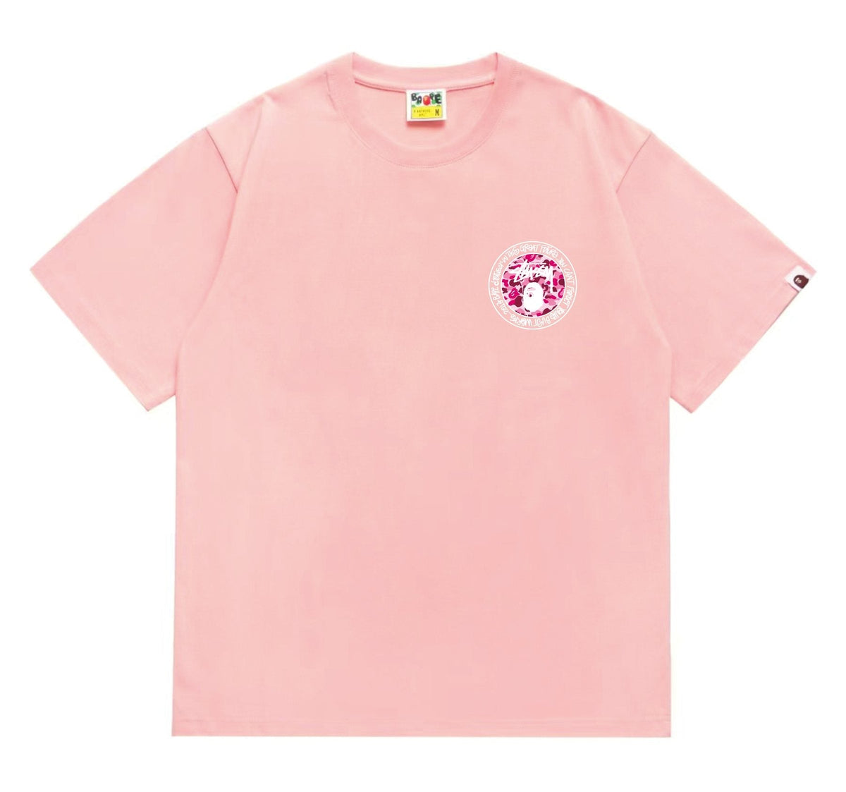 BAPE Light Circular Graphic Short-Sleeve T-Shirt