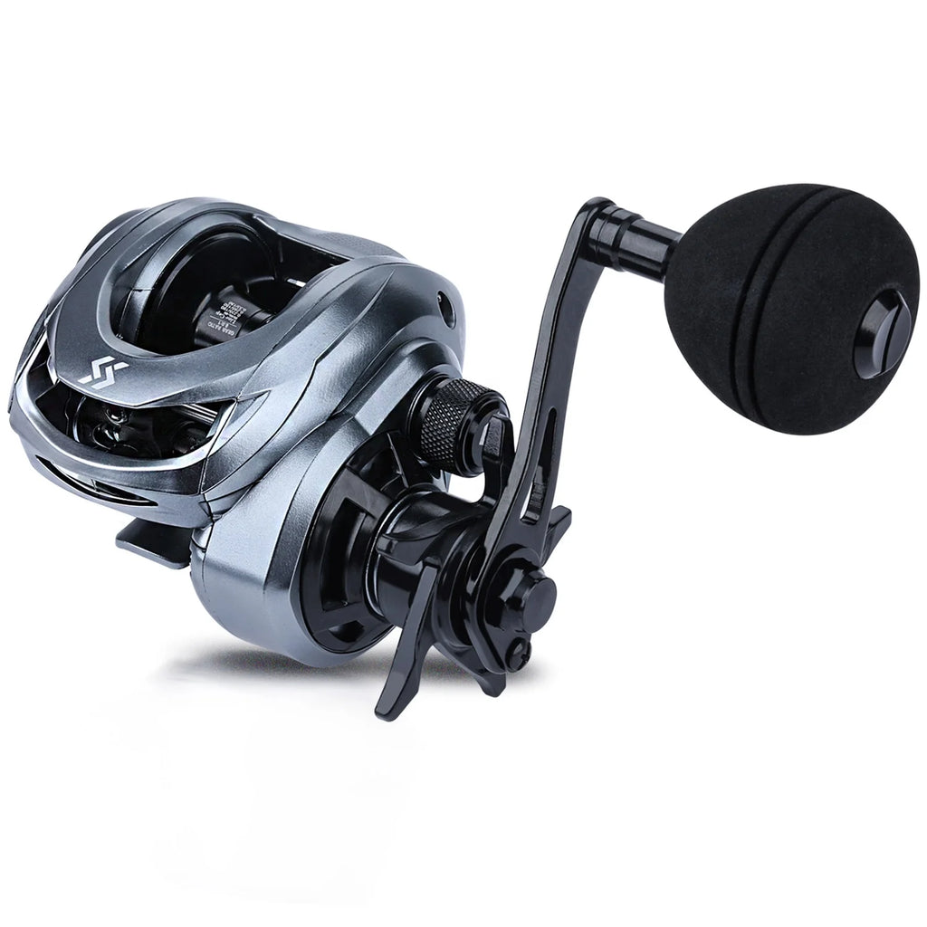 Baitcasting Fishing Reel with 9+1 Ball Bearings, Gear Ratio 8.0:1 S3303