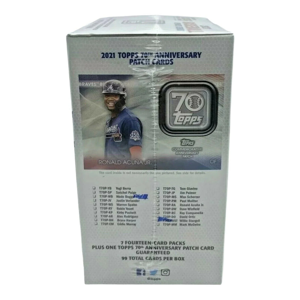 2021 Topps Update Baseball Blaster Box (98 Cards Per Box) U185444