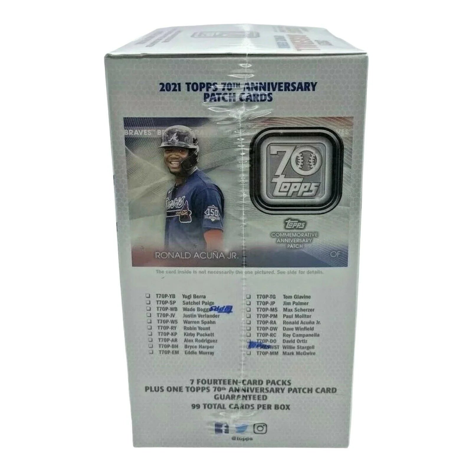 2021 Topps Update Baseball Blaster Box (98 Cards Per Box) U185444