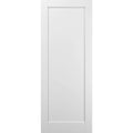 Slab Barn Door Panel 24 x 80 White Silk E466