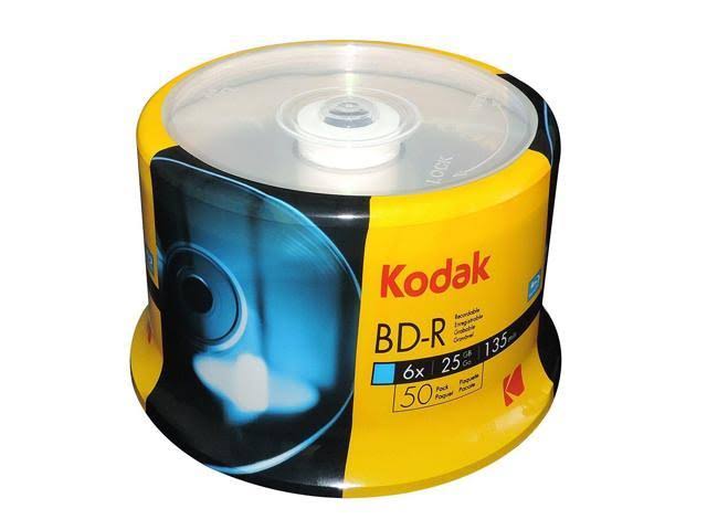 100-Pack 6X BD-R BLU-RAY Blank Disc Media 25GB Cake Box T4209