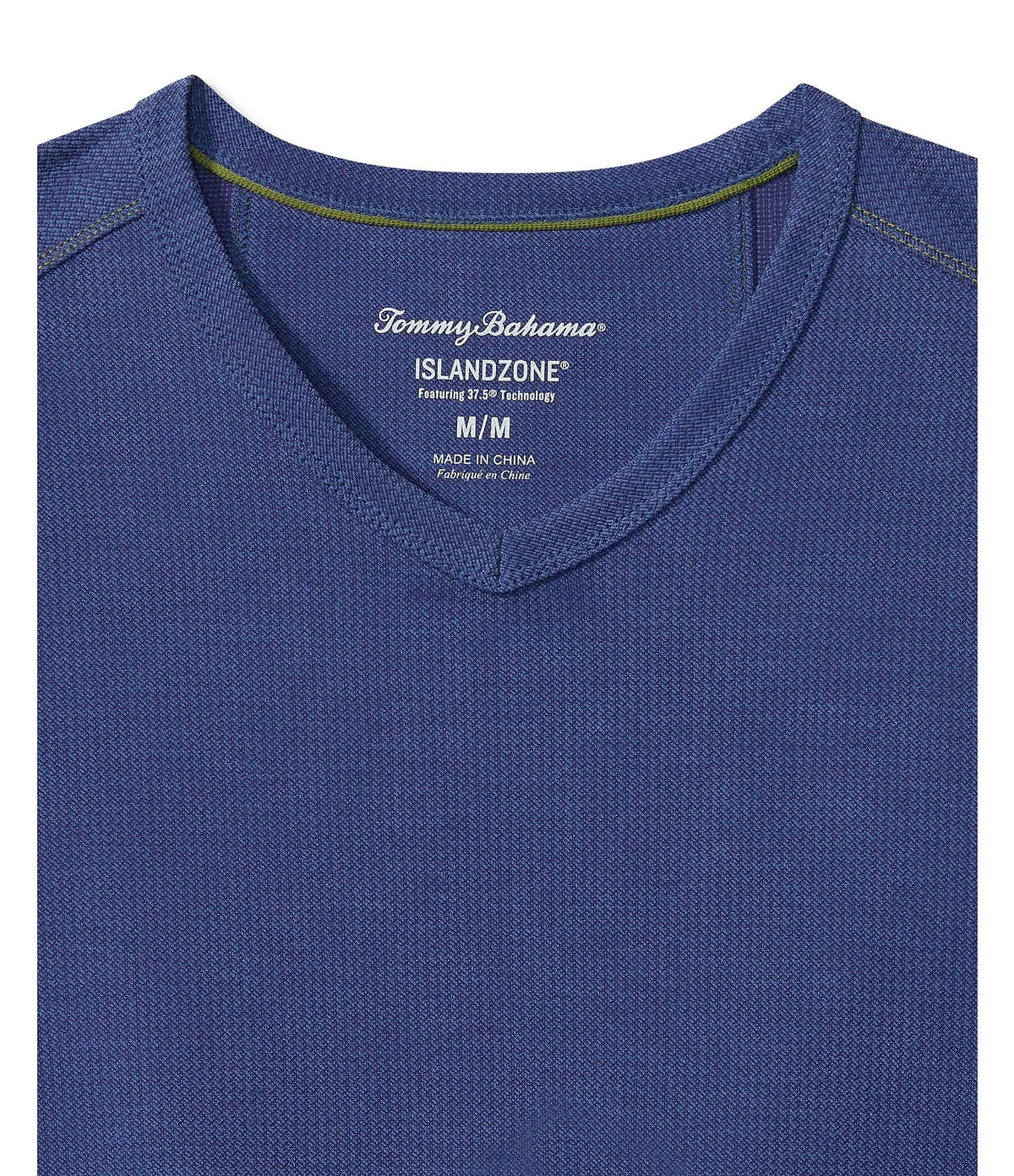 Blue V-Neck Tee Y605701