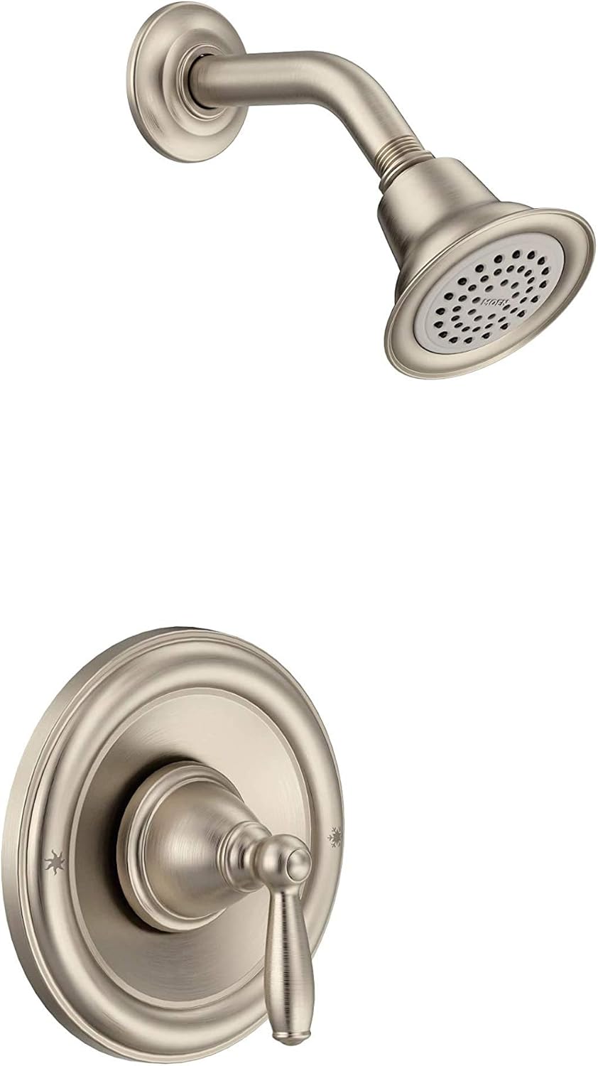 Brushed Nickel Shower Valve Trim Kit E1488
