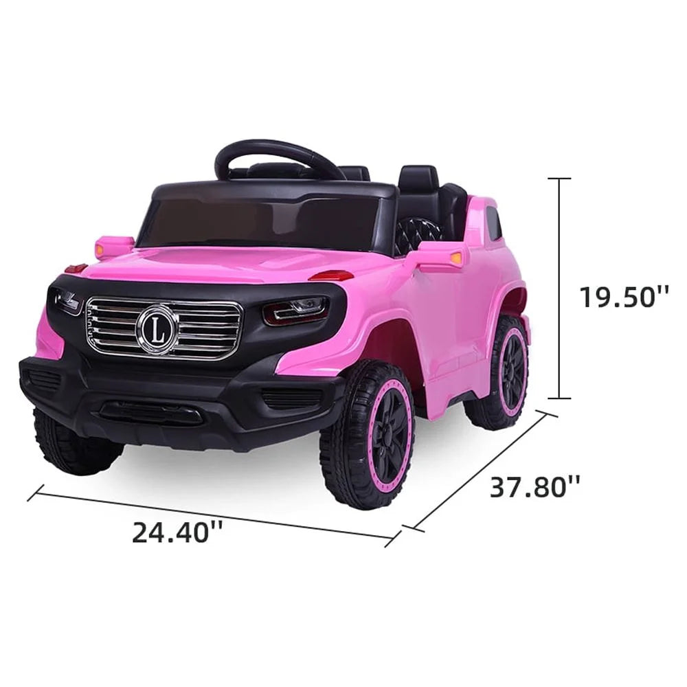Pink Electric Ride on Car with Remote Control V758