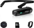 Black 4K Mini Wearable Video Camera with Remote Control Carrying Case 32G Micro SD Card J719030