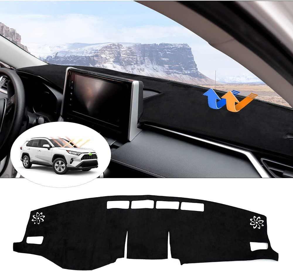 Suede Dash Mat Cover for Honda CR-V 2017-2022 H6781