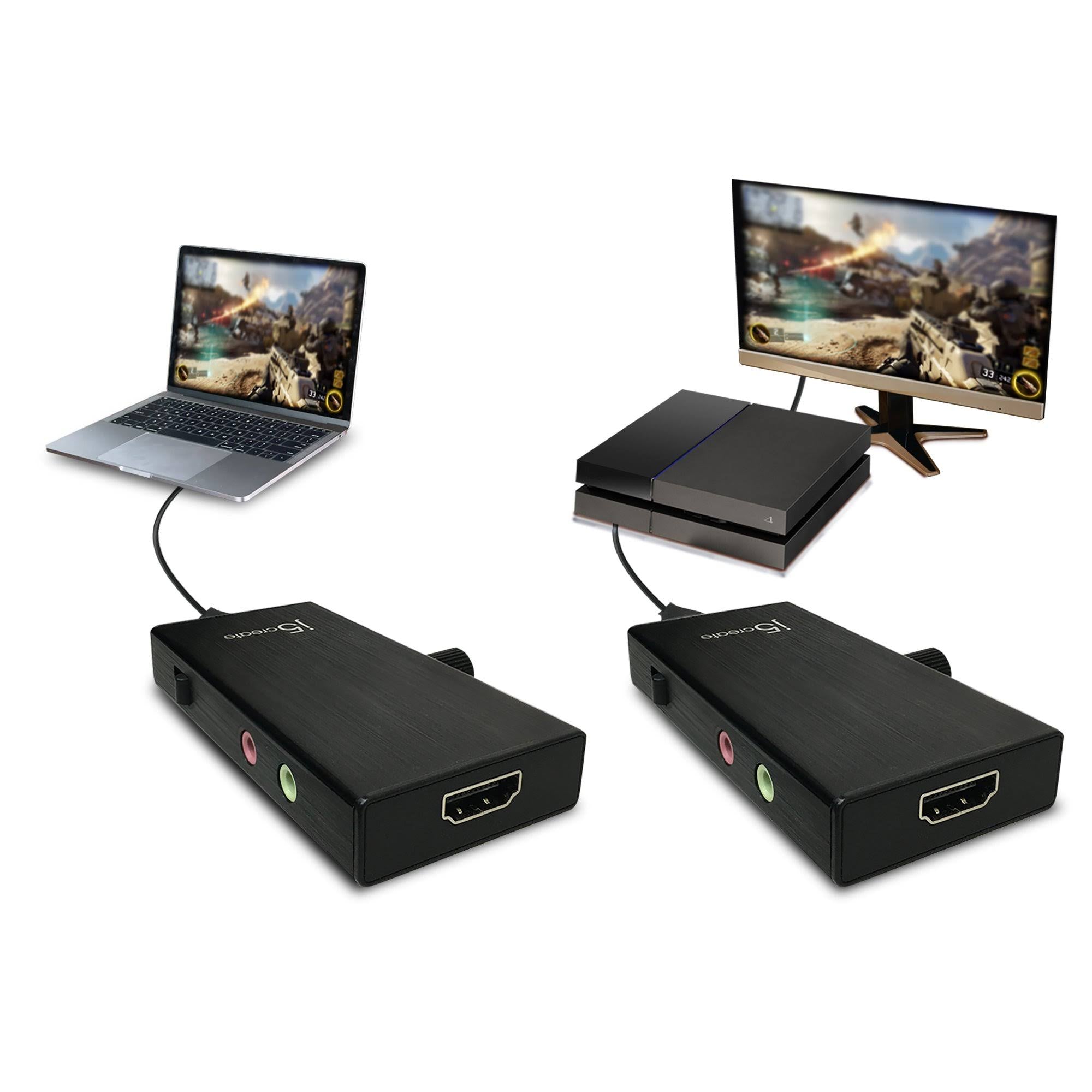 Black HDMI-to-USB Video Capture Card F619457