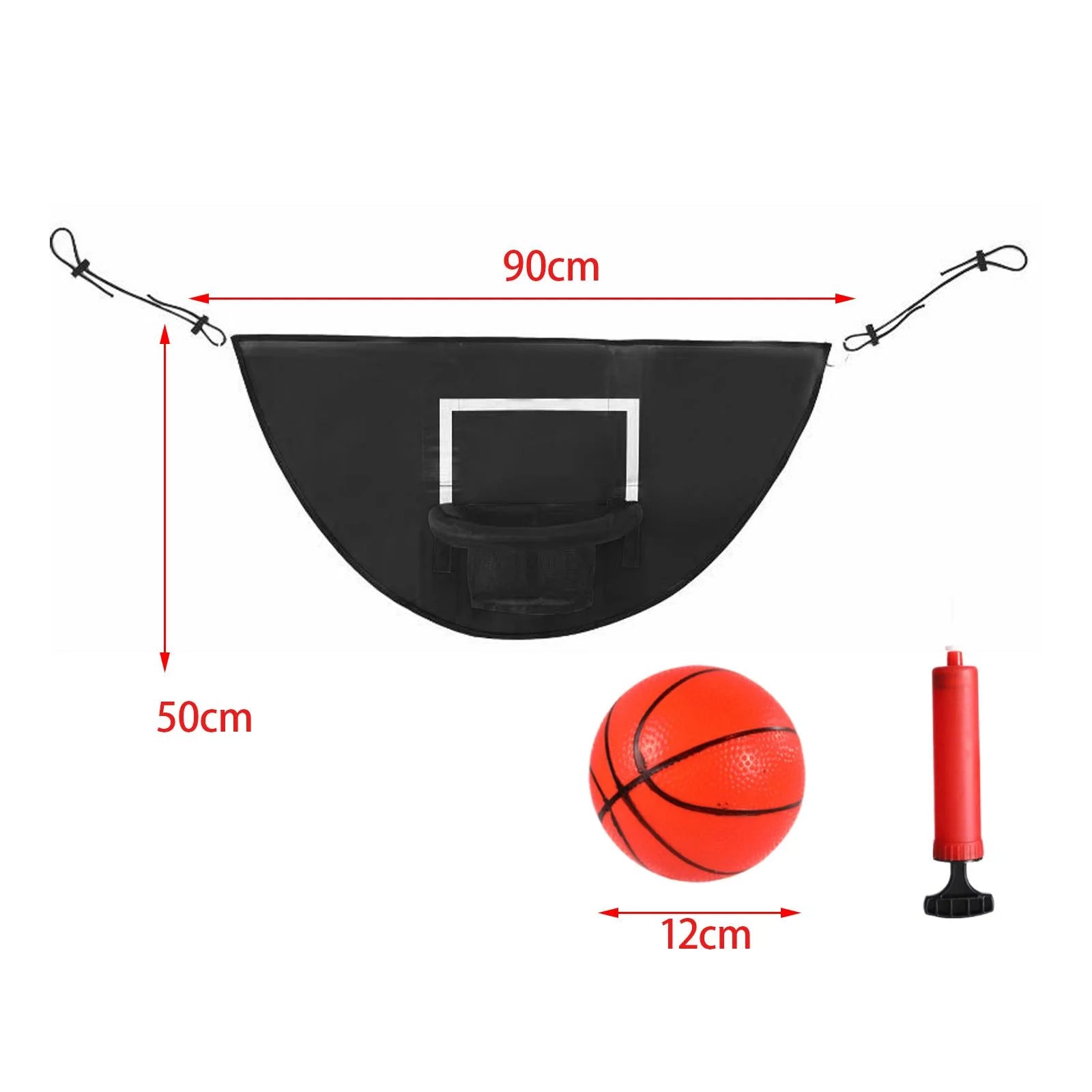Black Trampoline Basketball Hoop Toy Set G683