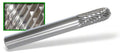 5/8x22 Dia. x 1x22 Burr Length x 1/4x22 Shank Dia. Carbide Burr, Cylinder Shape with Radius O519