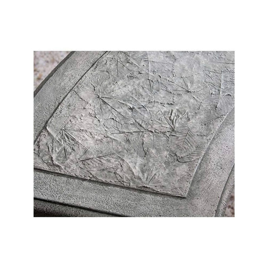 Grey Stone Curved Leaf Bench L827696