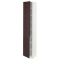 White High Cabinet with Shelves and 2 Doors U74033