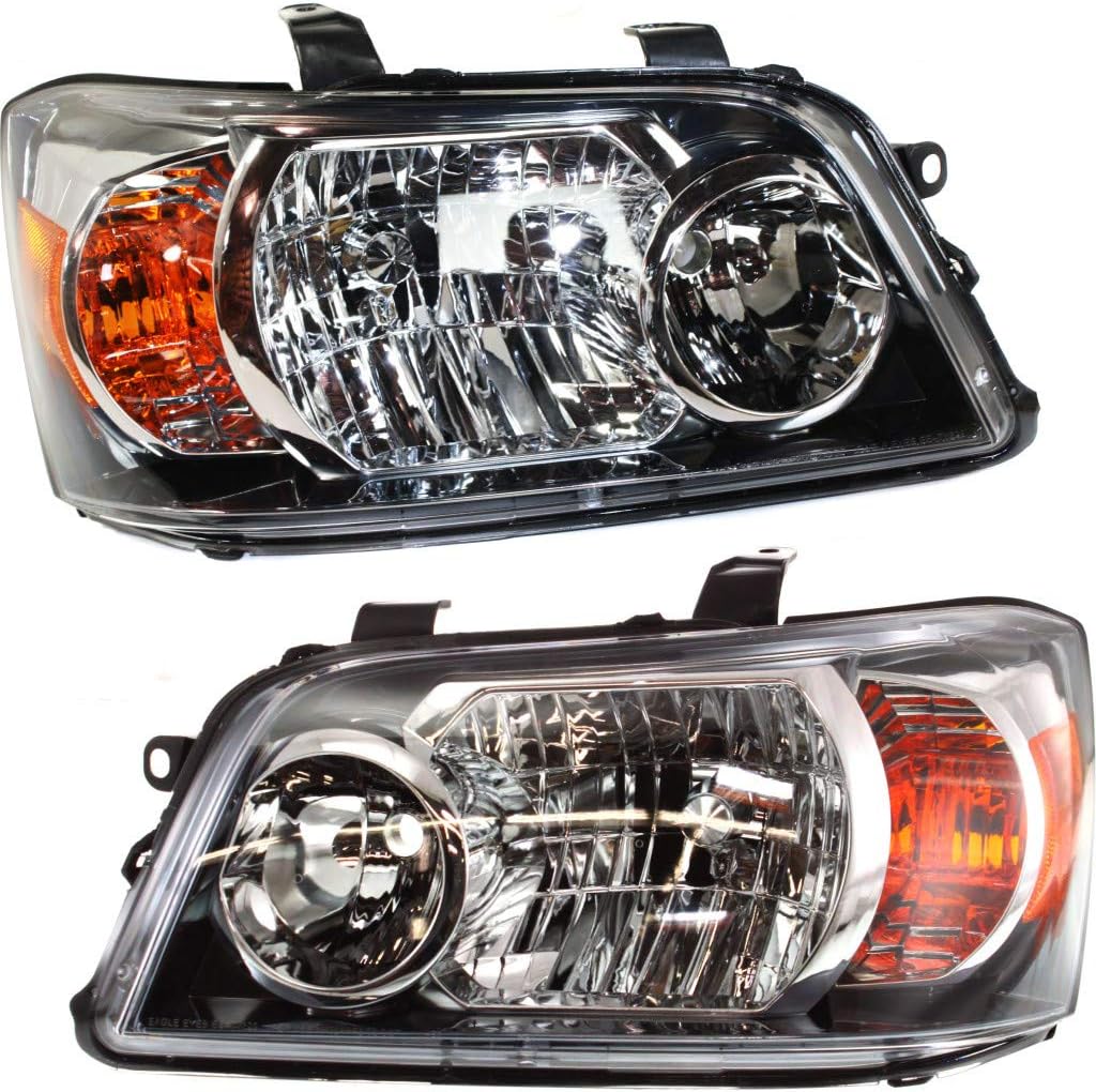 Headlight Assembly Pair for Toyota Highlander 2004 2005 2006 W36142
