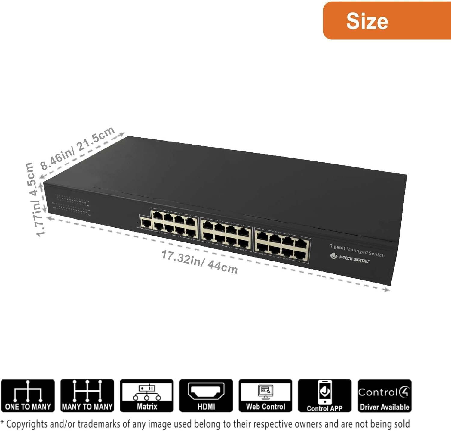 24 Ports Gigabit Ethernet Smart Managed Switch K766250