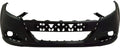 Primed Plastic Front Bumper Cover Fascia with Fog Light Holes for 2013-2016 Dodge Dart Sedan P2462