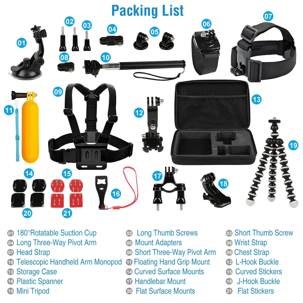 Mount Accessory Kit for GoPro Camera B937