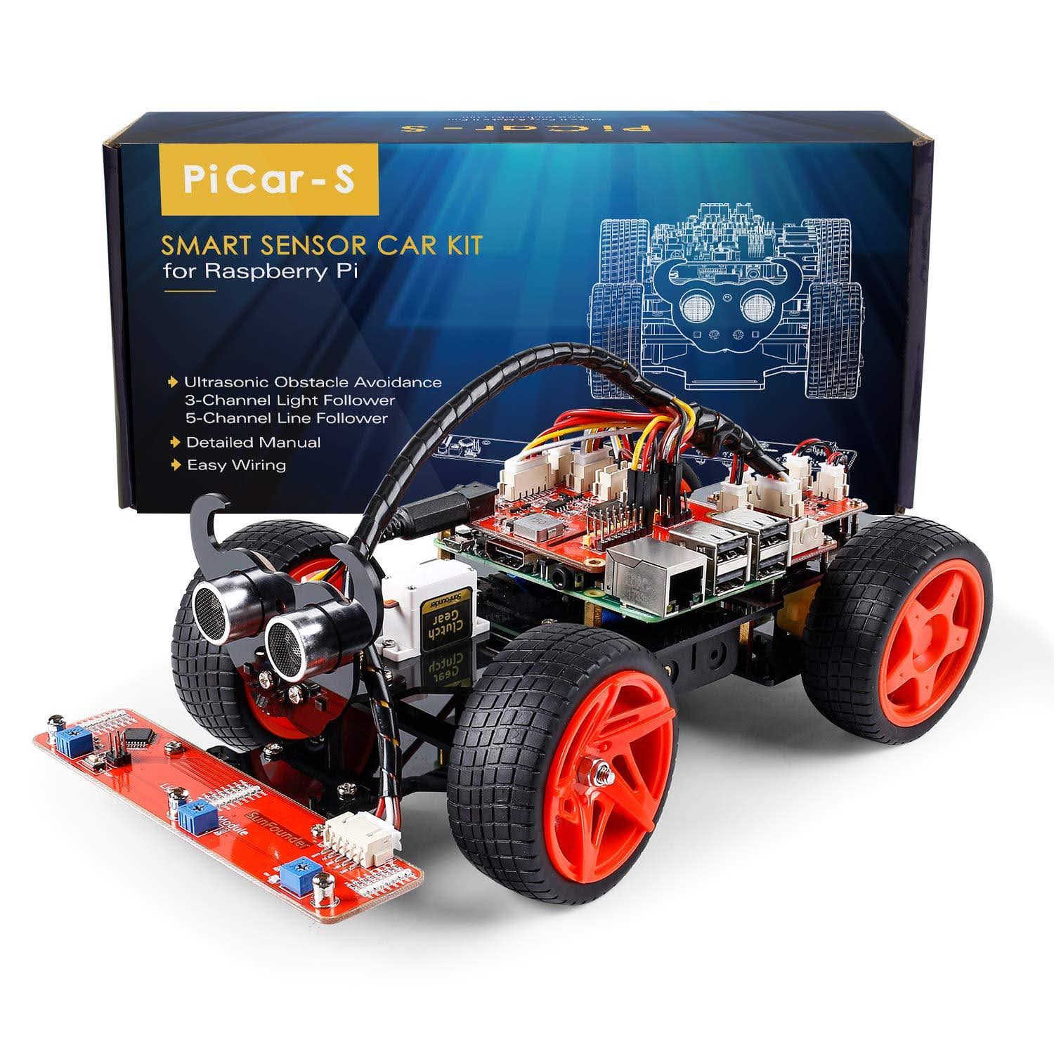 DIY Robot Kit with Ultrasonic Sensor V500297