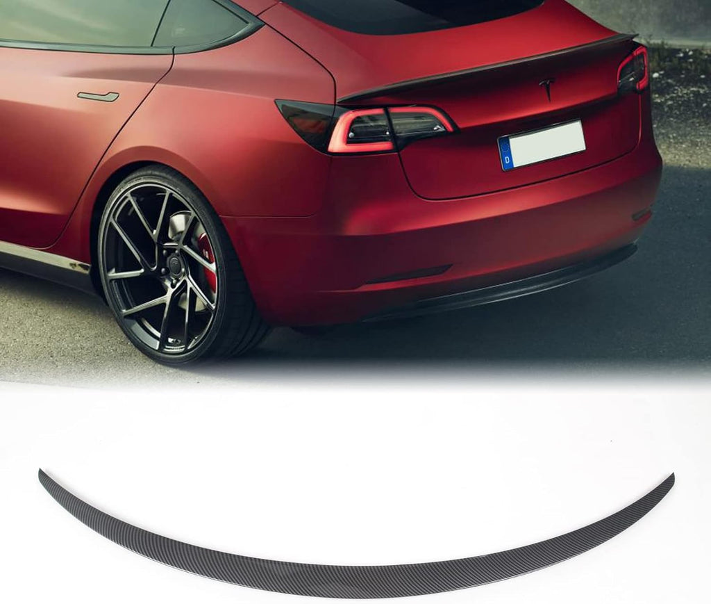 Matte Black Rear Trunk Spoiler for Tesla Model 3 U854486