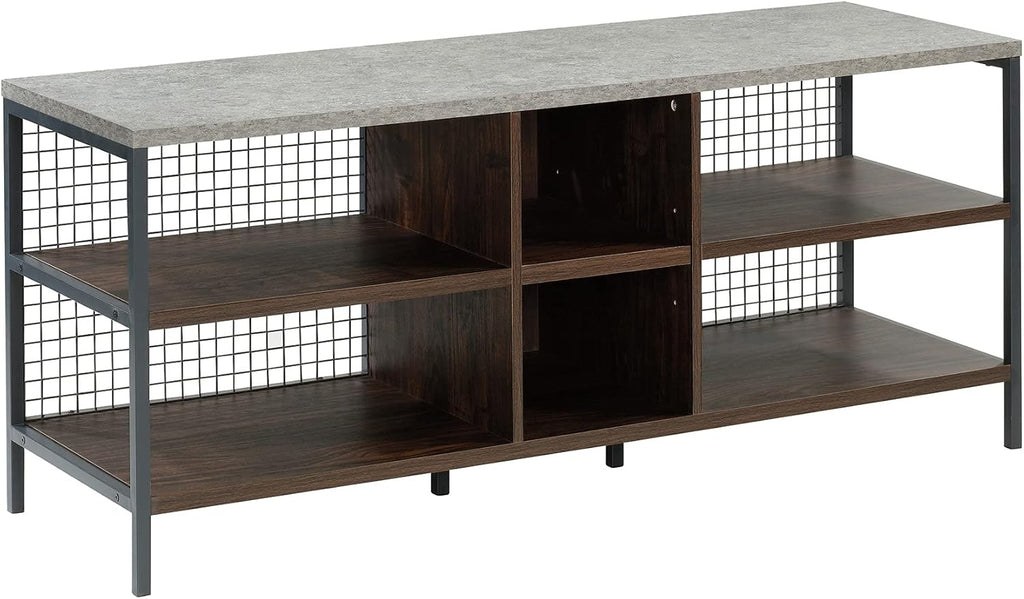 Credenza for TVs up to 60", Rich Walnut Finish W762
