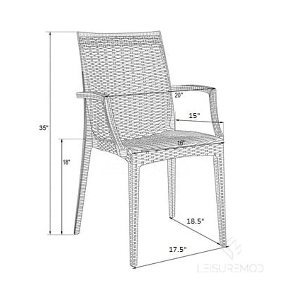 Mid-Century Indoor/Outdoor Chair L758
