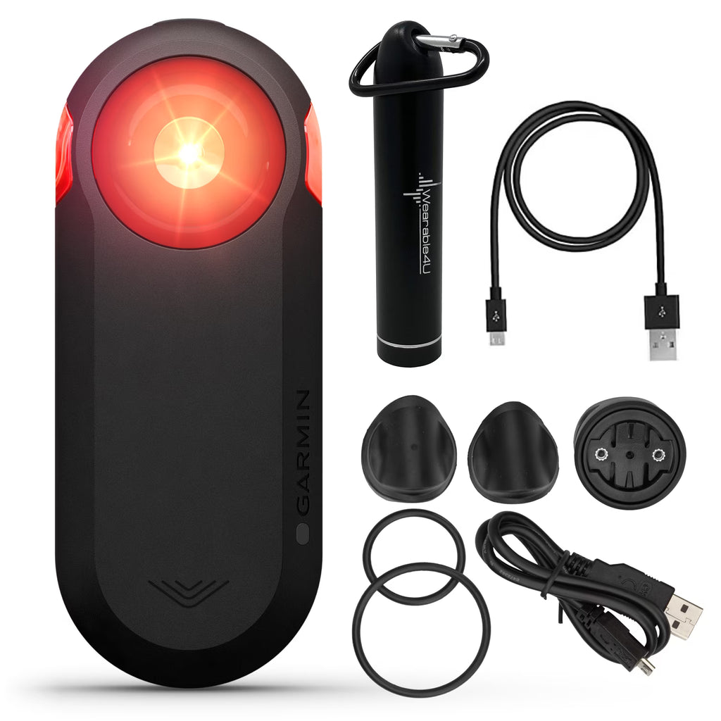 Cycling Rearview Radar with Visual and Audible Alerts, 2.5 oz E709