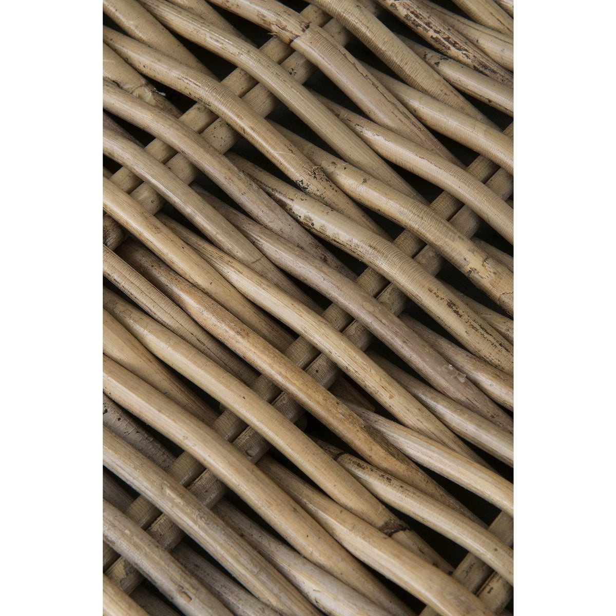 Brown Round Rattan Accent Table Z587987