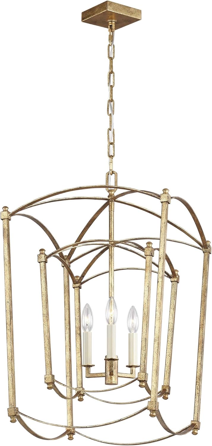 Polished Nickel 4-Light Candle Chandelier J459121