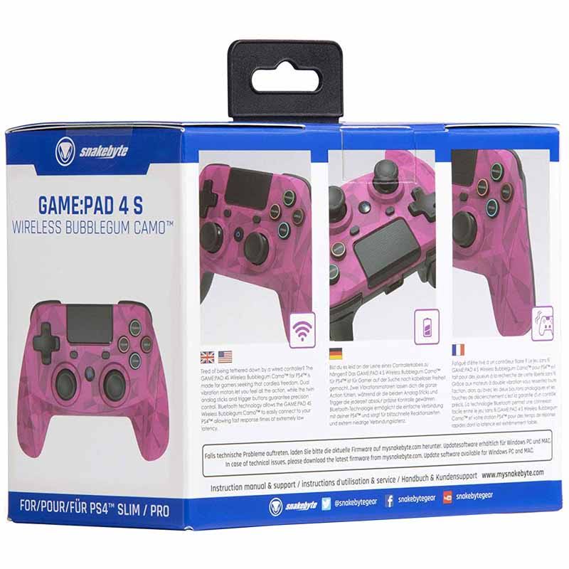 Wireless PS4 Controller Bubblegum Camo Z550