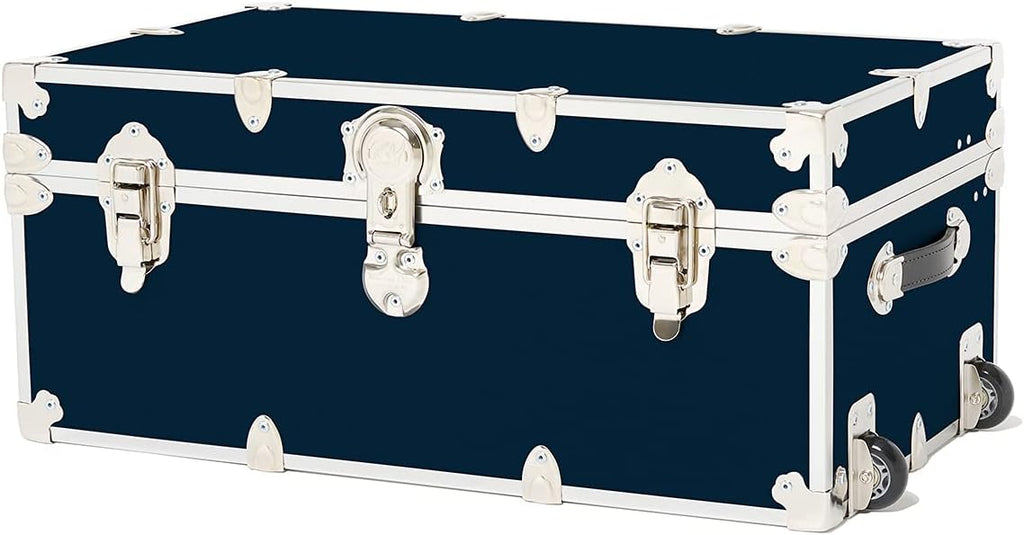 Large Armor Roller Trunk with Mounted Wheels, 32x18x14 (Black) A994