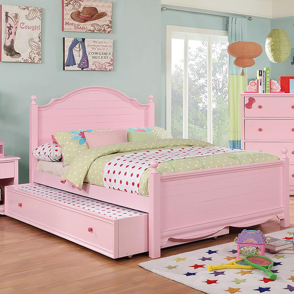 Pink Wood Trundle Y328212
