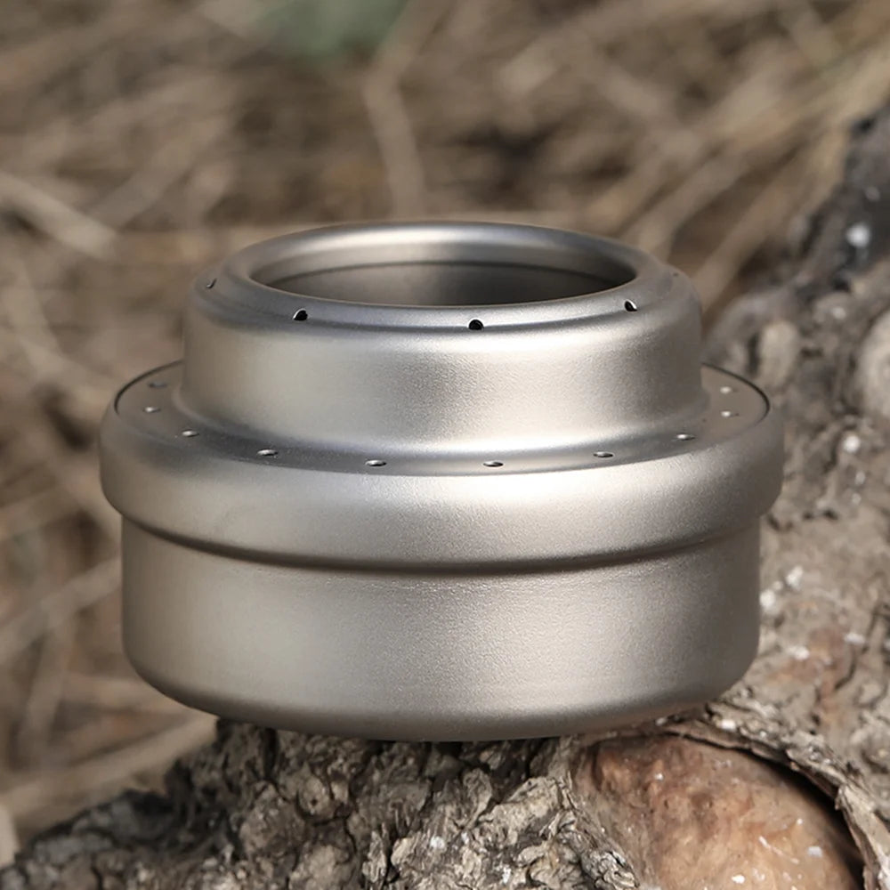 Portable Alcohol Stove with Cross Stand Rack Lid I8003