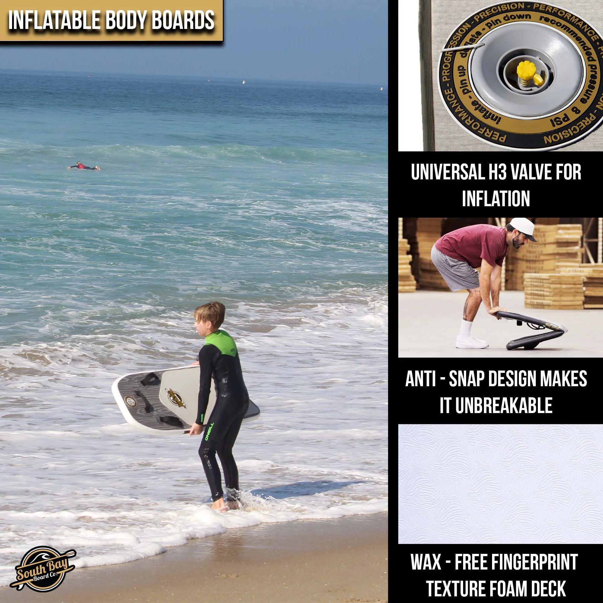 46 Squid Inflatable Bodyboard H4396