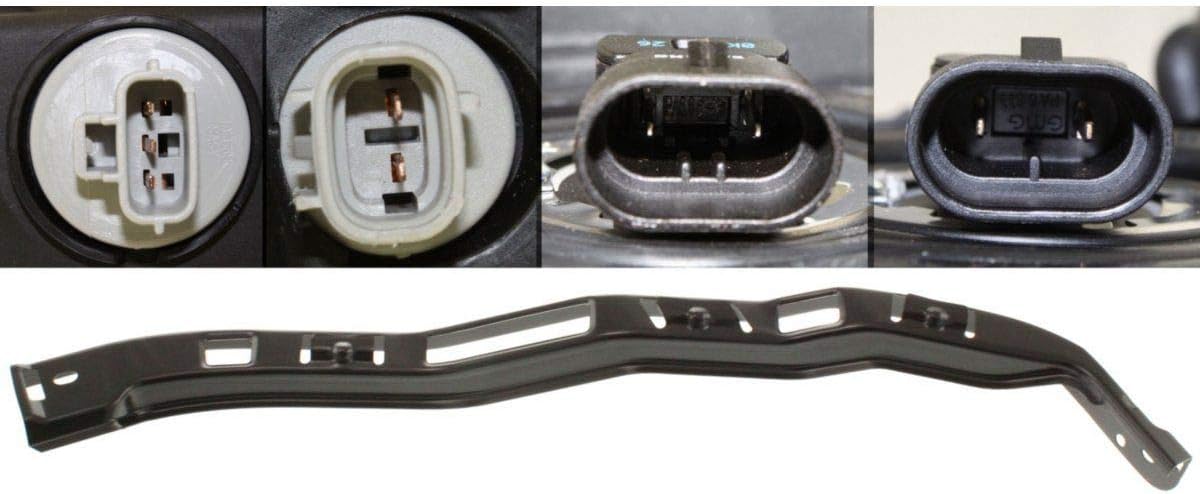 Passenger Side Headlight with Bulb for 2005-2007 Toyota Avalon E75161